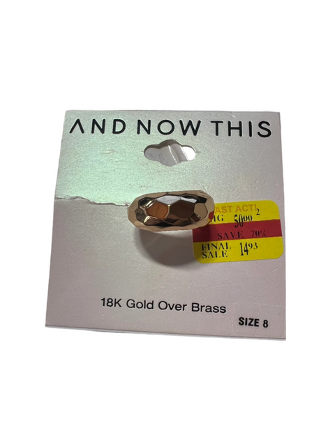 And Now This Women's Gold Plated Ring | And Now This  in Lebanon