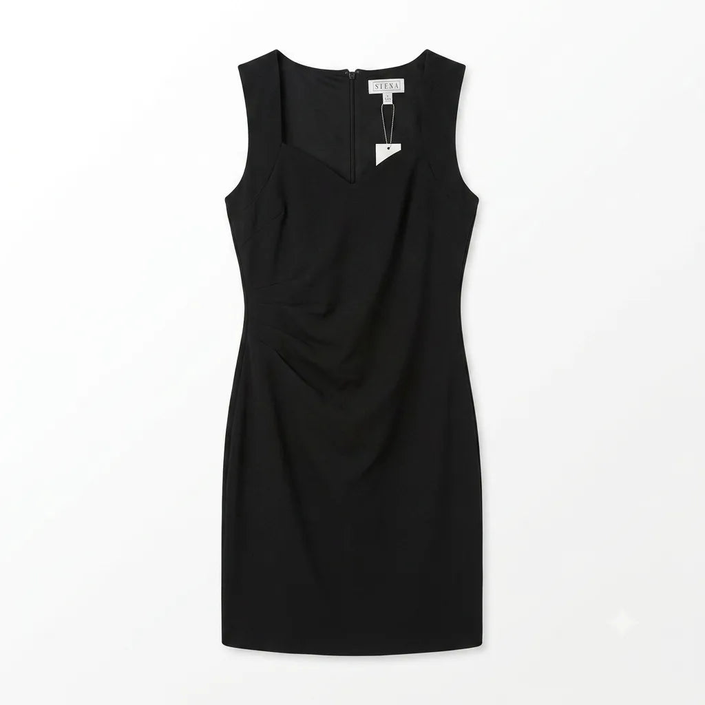 Siena Women's Black Sleeveless Bodycon Dress