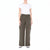 Well Worn Women's Olive Green Casual Straight-Leg Cargo Pants