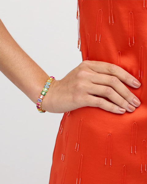 Baublebar Women's Gold/Pavé Julie Tennis Bracelet | BaubleBar In Lebanon