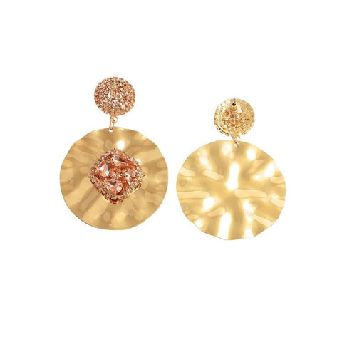 SOHI Women's Gold Plated Designer Stone Party Drop Earring | SOHI In Lebanon