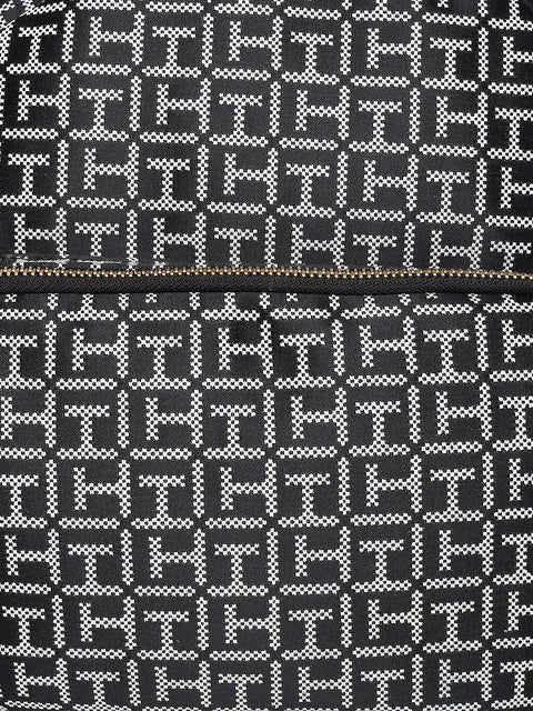 Tommy Hilfiger Women's Black Julia Logo Jacquard Dome Backpack | Tommy Hilfiger In Lebanon