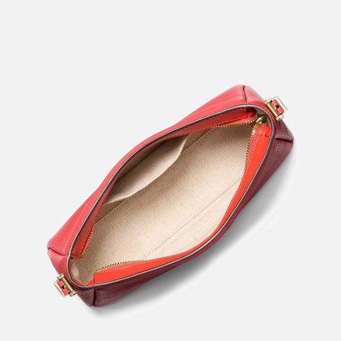 Michael Kors Women's Red Moore Medium Leather Crossbody | Michael Kors In Lebanon