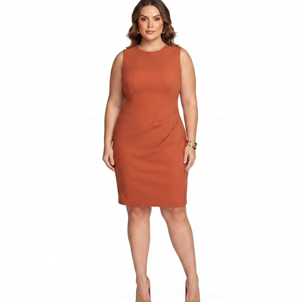 Donna Karan Women's Break Sleeveless Dress