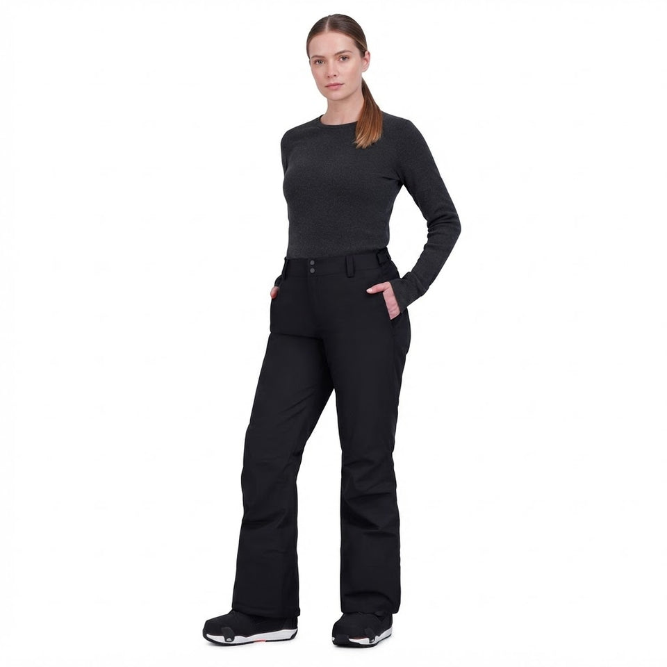 Roxy Women's Black Solid DryFlight Technology Snow Pants