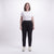 Danskin Women's Black Plus Size High-Waist Sweatpants
