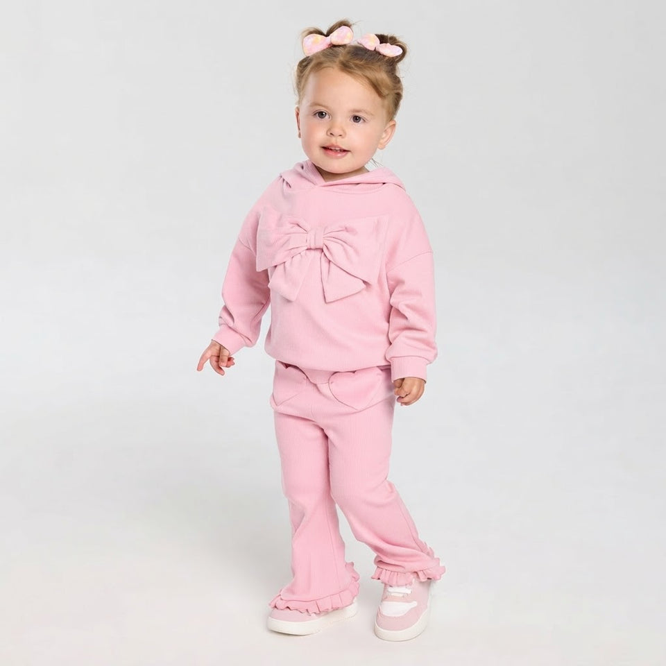 Sinsay Baby Girl's Pink Flared Ruffles Leggings
