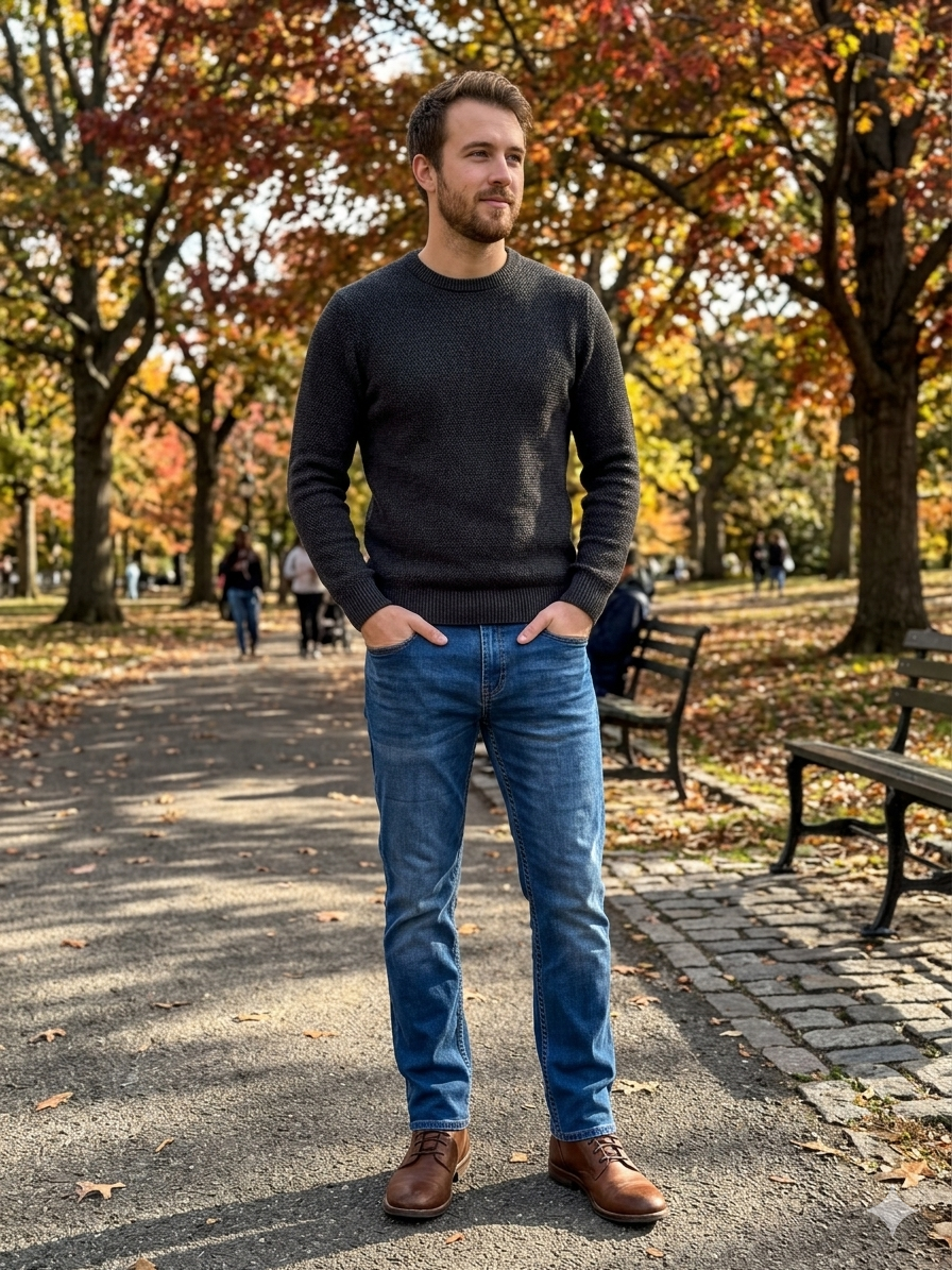 Weatherproof Vintage Men's Graphite Blue StraightFit Jeans | Weatherproof Vintage in Lebanon