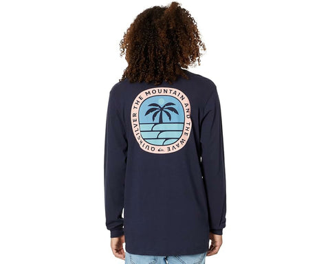 Quiksilver Men's Navy Solo Arbol Long Sleeve Blouse | Quiksilver In Lebanon
