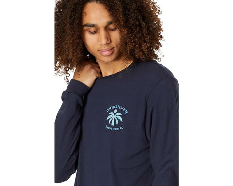 Quiksilver Men's Navy Solo Arbol Long Sleeve Blouse | Quiksilver In Lebanon