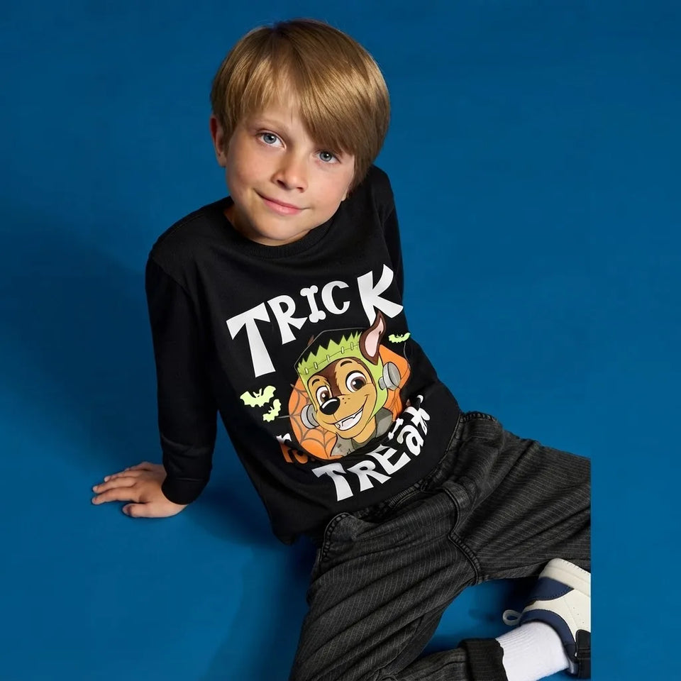 Sinsay Boy's Black Paw PatrolPrinted Blouse