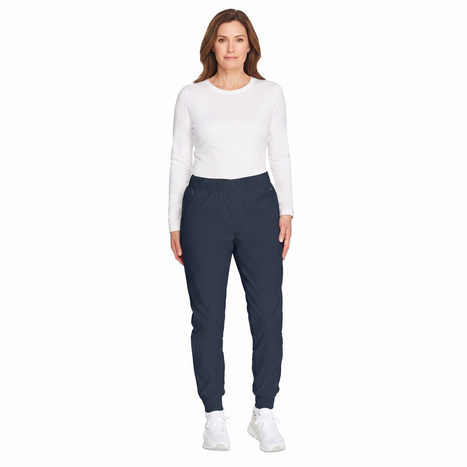 Eddie Bauer Women's Navy Rainer Fleece Lined Sweatpants