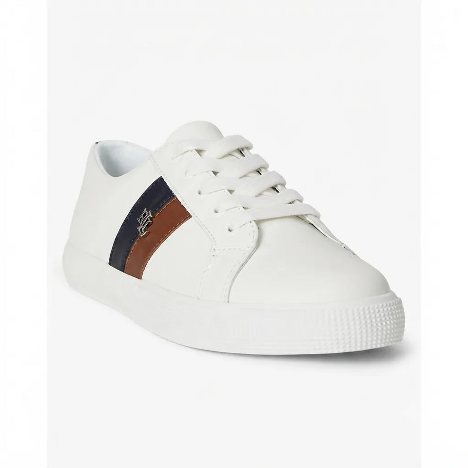 Lauren Ralph Lauren Women's White Janson Lace-Up Sneakers