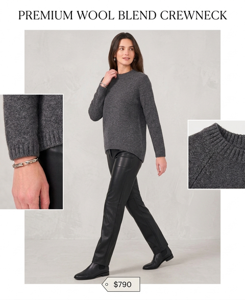 Vince Camuto Women's Dark Grey Mock Neck High-Low Sweater | Vince Camuto In Lebanon