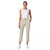 Mondetta Women's Beige Stretch High Rise Crop Sweatpants