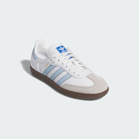 Adidas Men's White & Blue Samba OG Sneakers | Adidas In Lebanon