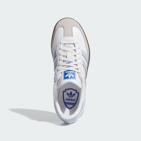 Adidas Men's White & Blue Samba OG Sneakers | Adidas In Lebanon