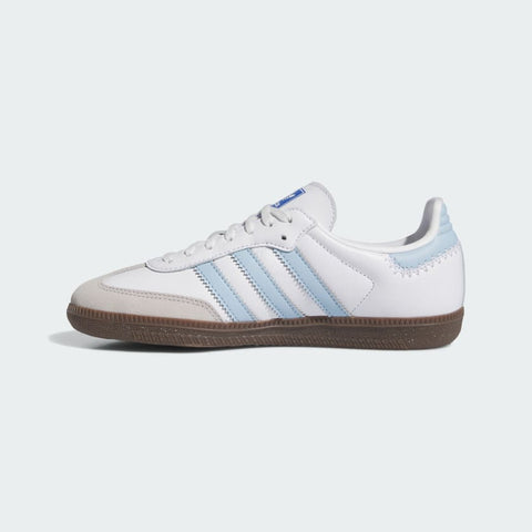 Adidas Men's White & Blue Samba OG Sneakers | Adidas In Lebanon