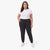 32 Degrees Women's Black Plus Size Active Tech Stretch Sweatpants