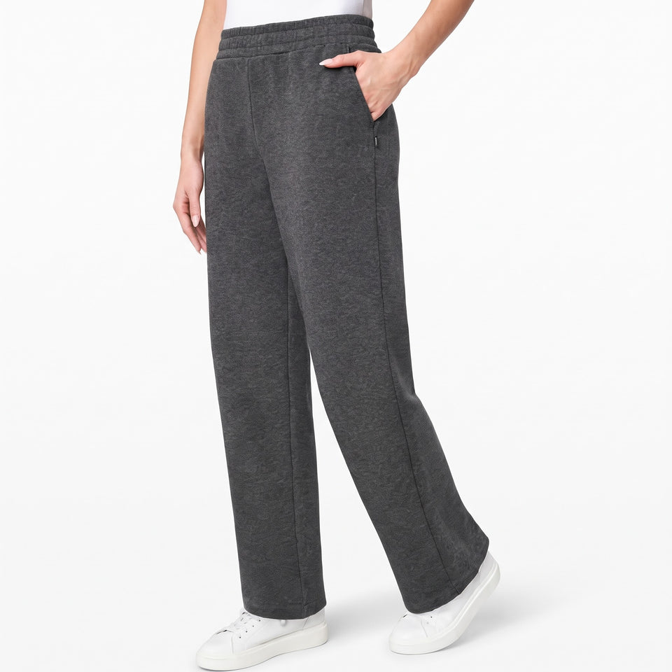 Mondetta Women's Dark Grey Pull-On Fleece Sweatpants