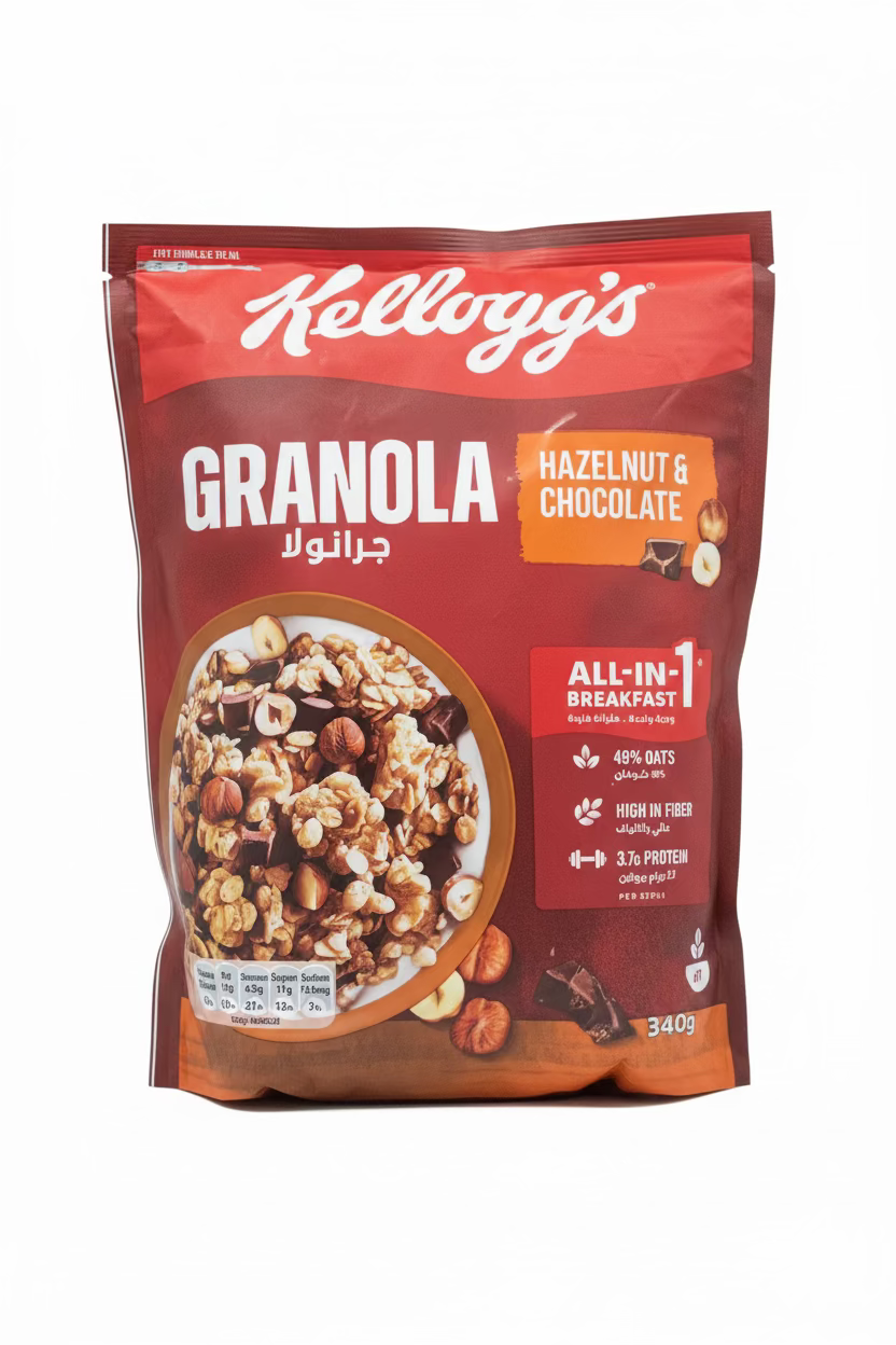 Kelloggs Granola Hazelnut & Chocolate 340g | Kellogg's In Lebanon