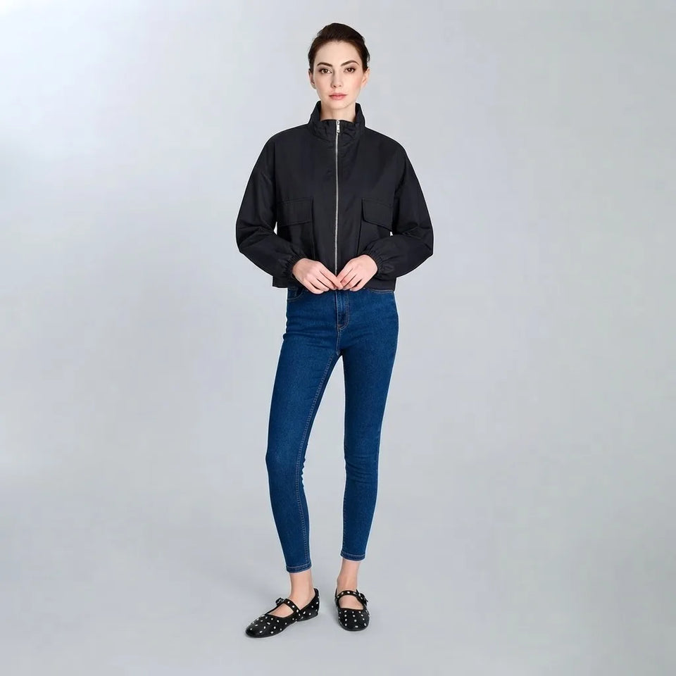 Sinsay Women's Dark Blue Skinny Jeans