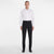 Calvin Klein Men's Black Slim Fit Flat Front Trousers