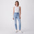 Calvin Klein Women's Light Blue High-Rise Skinny Ankle Jeans