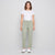 Gap Women's Mint Green Twill Relaxed Fit Cropped Pants