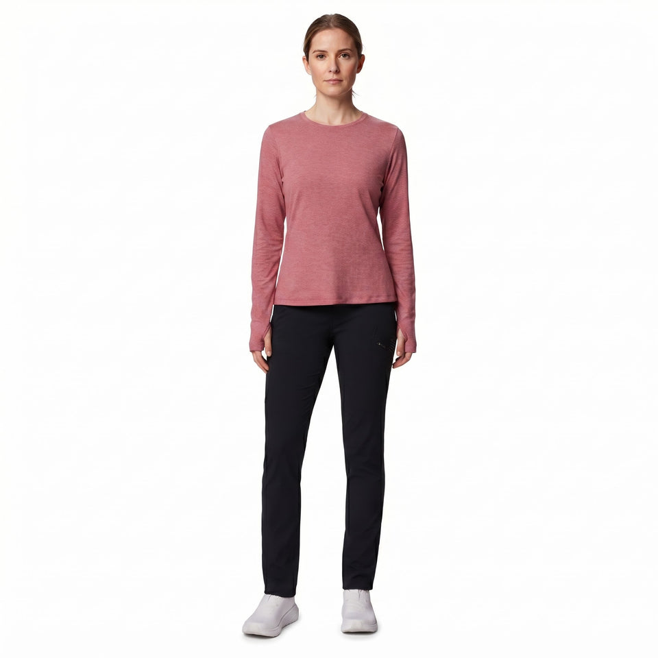 Columbia Women's Black Fleece Lined Active Fit Straight Leg Pants