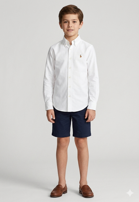 Polo Ralph Lauren Boy's Long Sleeves Button Front Shirt | Polo Ralph Lauren In Lebanon