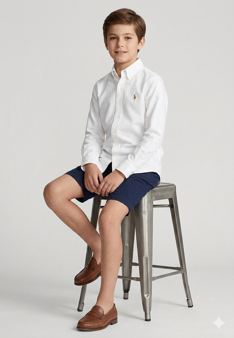 Polo Ralph Lauren Boy's Long Sleeves Button Front Shirt | Polo Ralph Lauren In Lebanon