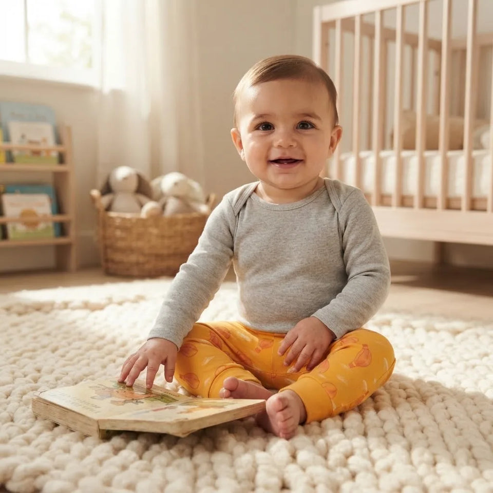 Sinsay Baby Boy's Yellow Printed Pajama Bottom