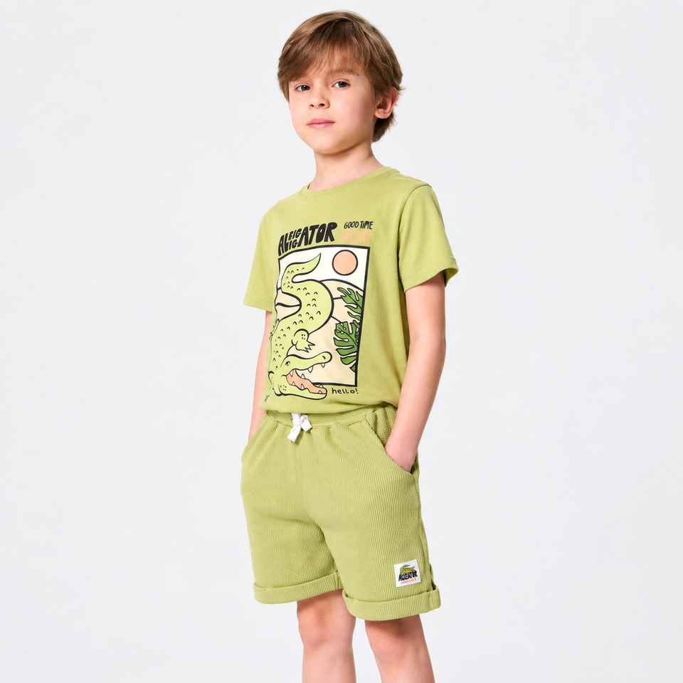 Sinsay Boy's Short Sage Green Shorts