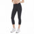 Danskin Women's Black High Rise Side Pocket Cropped Leggings