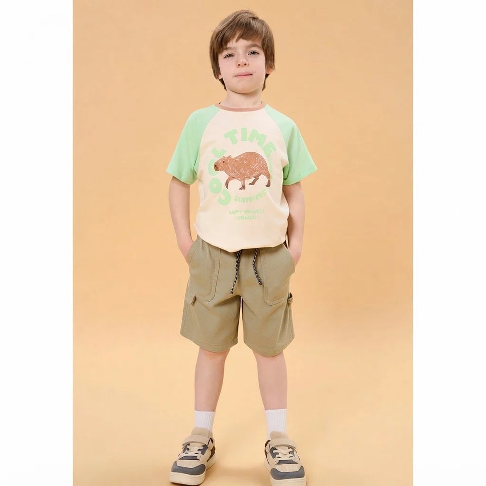Sinsay Boy's khaki Cargo Shorts
