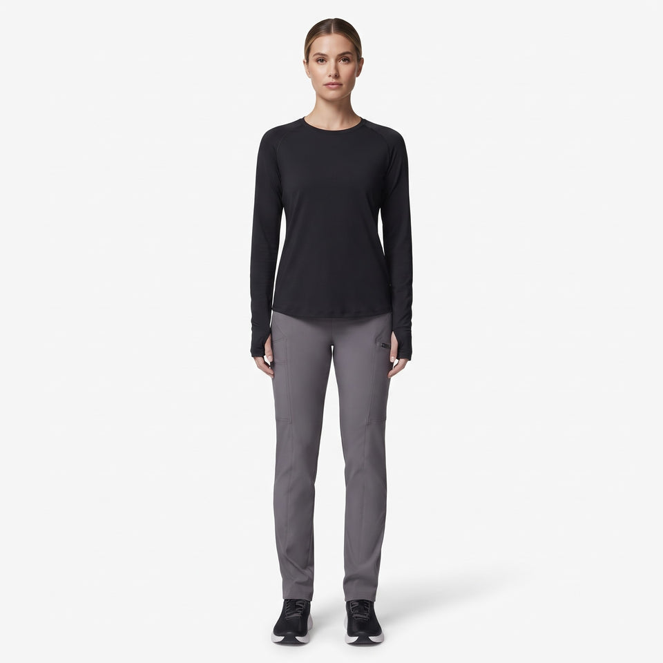 Columbia Women's Grey Fleece Lined Active Fit Straight Leg Pants