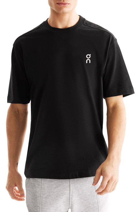 On Men's Black Club T Oversize Organic Cotton T-Shirt | On In Lebanon