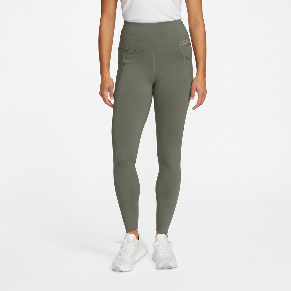 Eddie Bauer Women's Olive Green Trail Tight Side Pocket Leggings