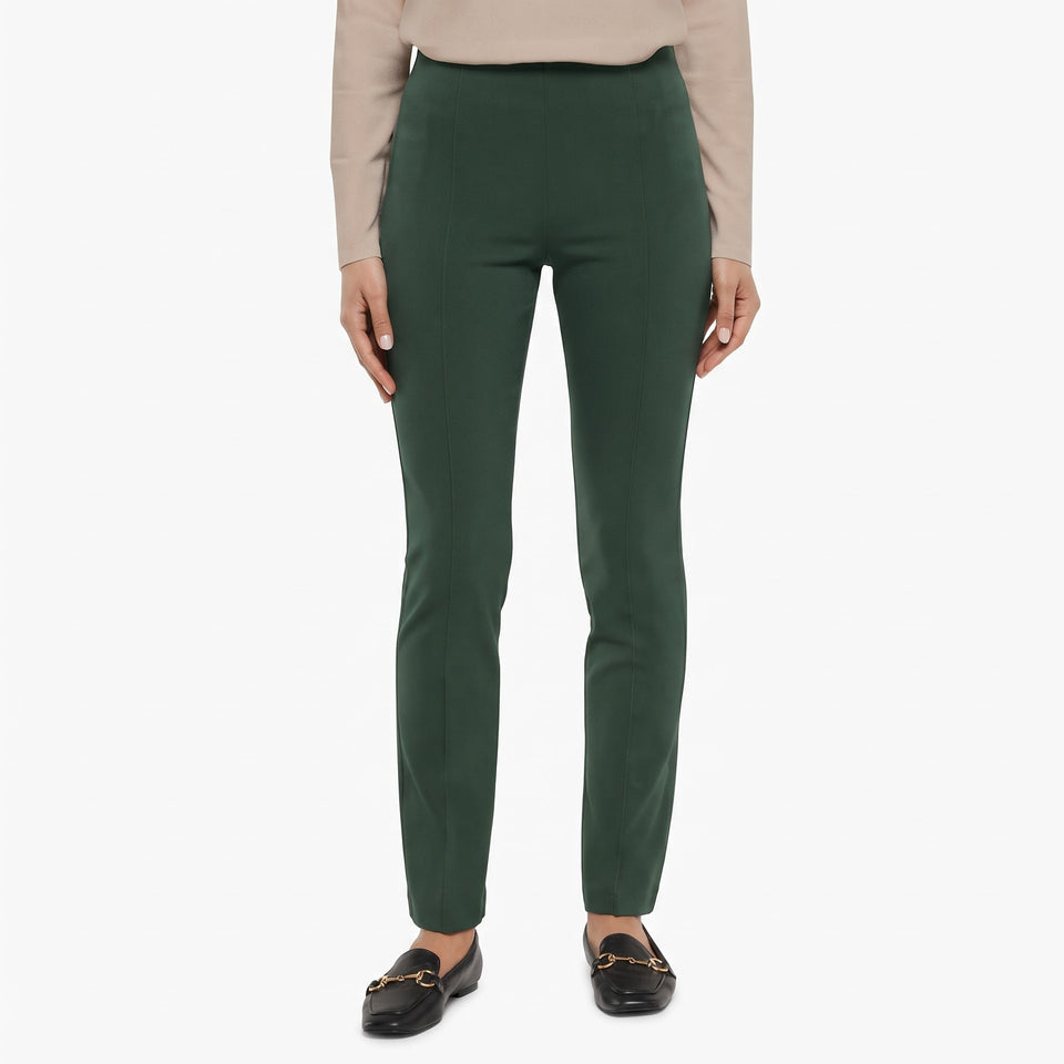 Banana Republic Women's Dark Olive Ponte Skinny Pull-On Pants