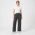 Max & Mia Women's Charcoal Wide-Leg Pull On Sweatpants