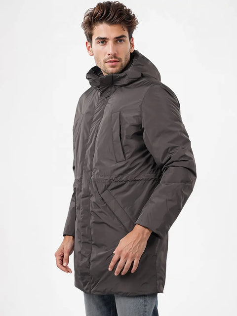 Celio Men's Grey Lightweight Parka Jacket | Celio In Lebanon