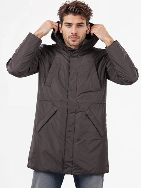 Celio Men's Grey Lightweight Parka Jacket | Celio In Lebanon