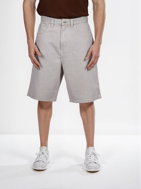 Celio Men's Beige Cotton Straight Fit Bermuda Short | Celio In Lebanon