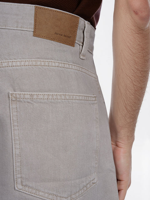Celio Men's Beige Cotton Straight Fit Bermuda Short | Celio In Lebanon