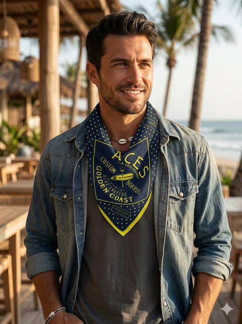 Celio Men's Navy 100% Cotton Scarf | Celio In Lebanon