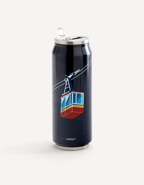 Celio Black Bottle With A Print | Celio In Lebanon