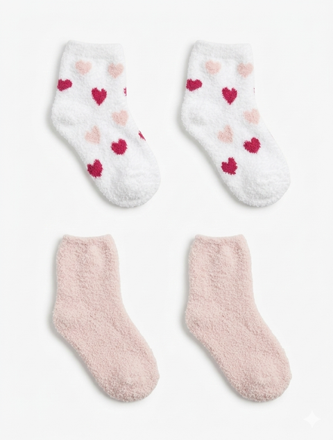 Sinsay Baby Girl's White/Pink Set of 2 Pairs Of Socks | Sinsay In Lebanon
