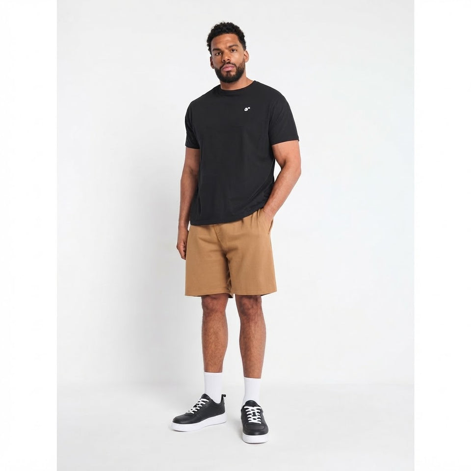 Sinsay Men's Golden Brown Comfort Drawstring Short