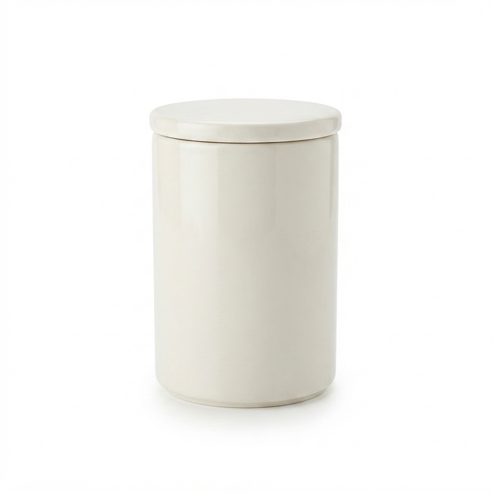 Threshold White Ceramic Storage Container